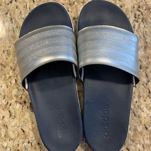 Adidas comfort woman shoes- silver